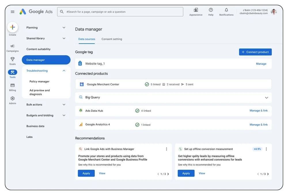 Google Ads Data Manager Google Marketing Live
