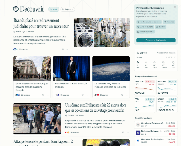 Perplexity Discover