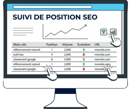 outils suivi de position SEO