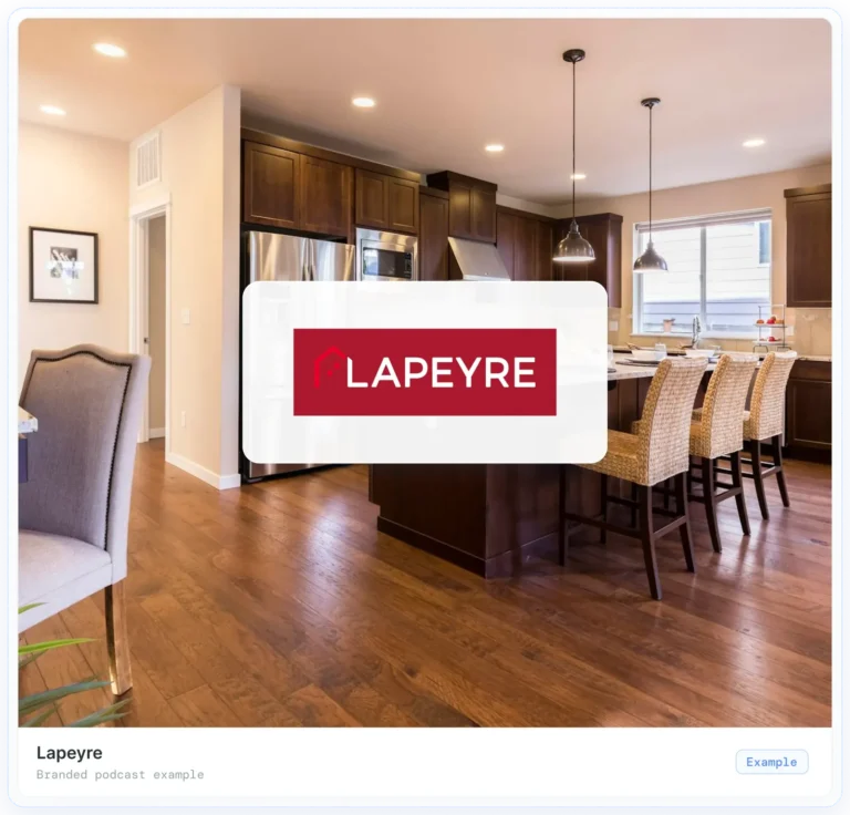 Exemple de podcast de marque : Lapeyre