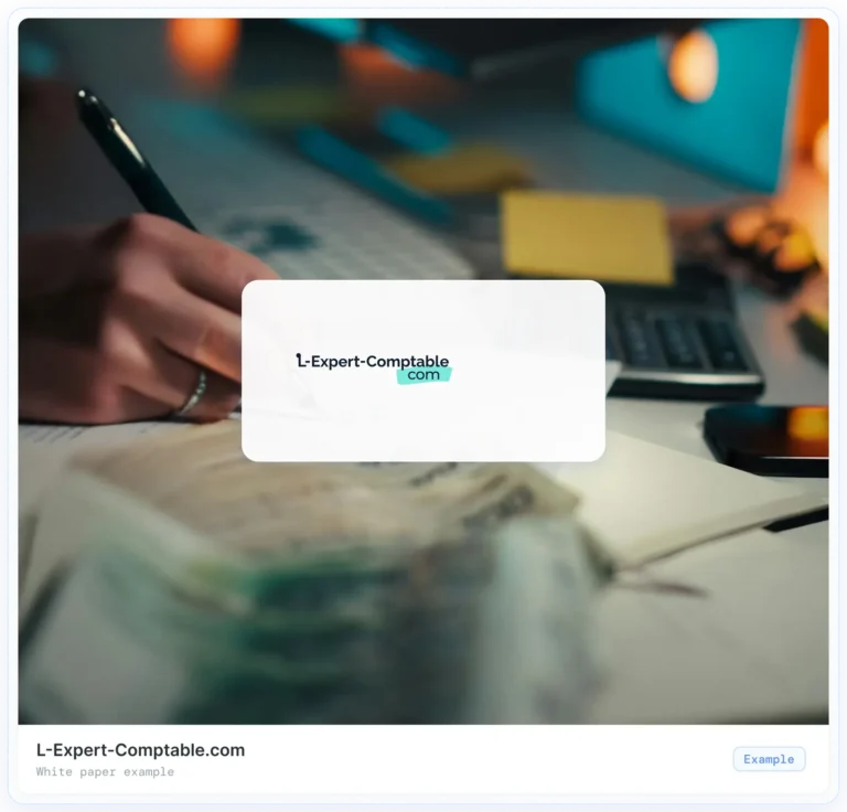 Exemple de livre blanc : L-Expert-Comptable.com