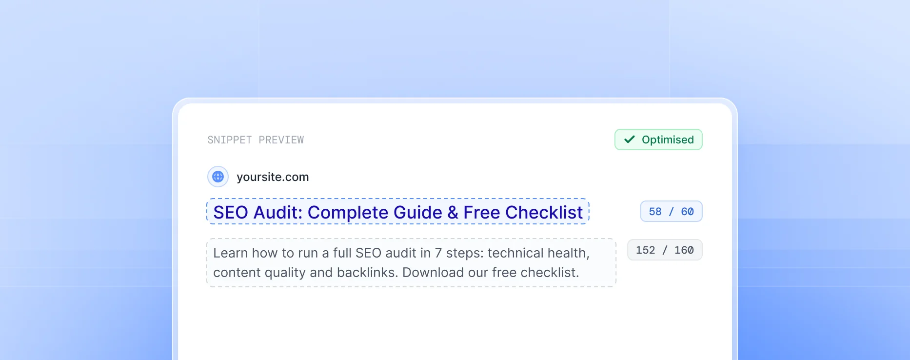 Comment bien optimiser sa balise title et meta description ?